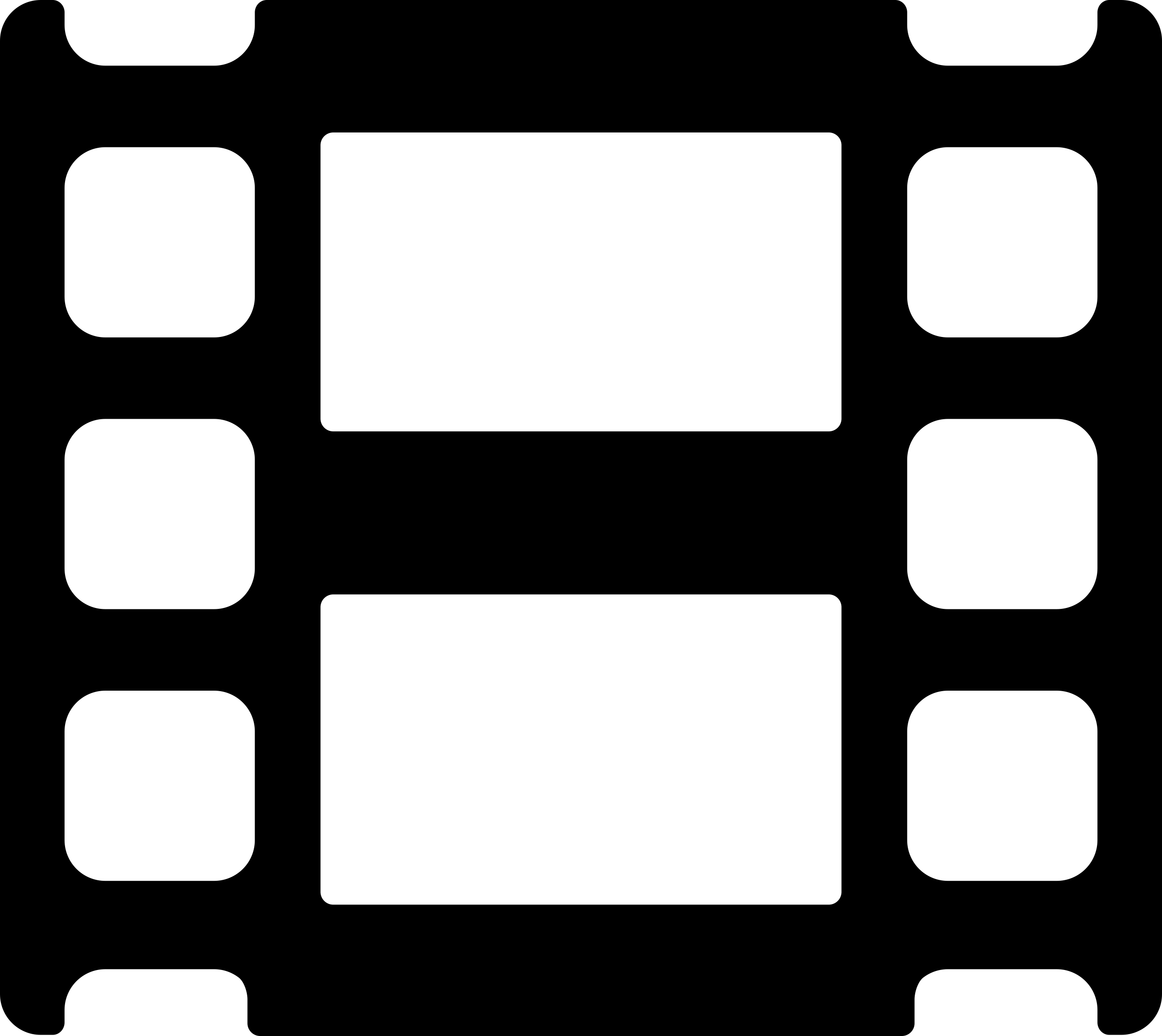 Film Strip Of Cinema Symbol Contour Svg Vector Free Vectors